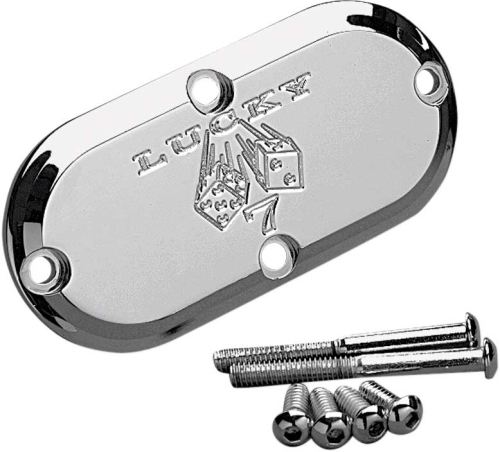 Joker Machine - Joker Machine Billet Inspection Cover - Lucky 7 - Chrome - 921016L