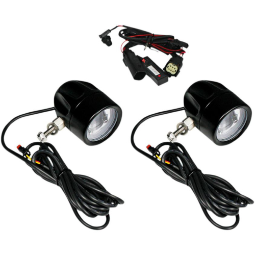 Custom Dynamics - Custom Dynamics LED Halo Fog Lights - Black - PB-FOG-BCM-B