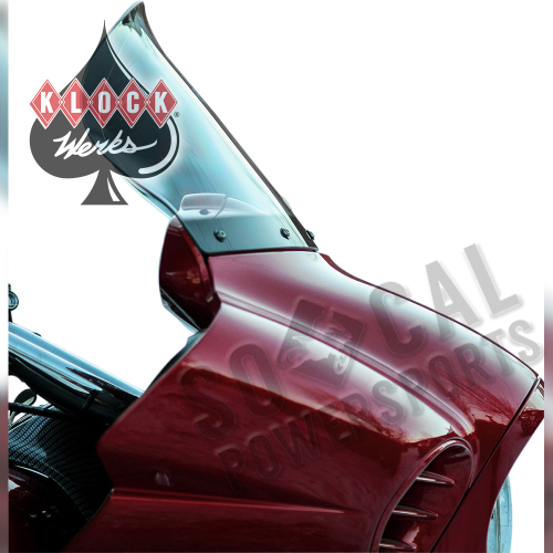 Klock Werks - Klock Werks Flare Windshield - Clear - KWW-06-0046