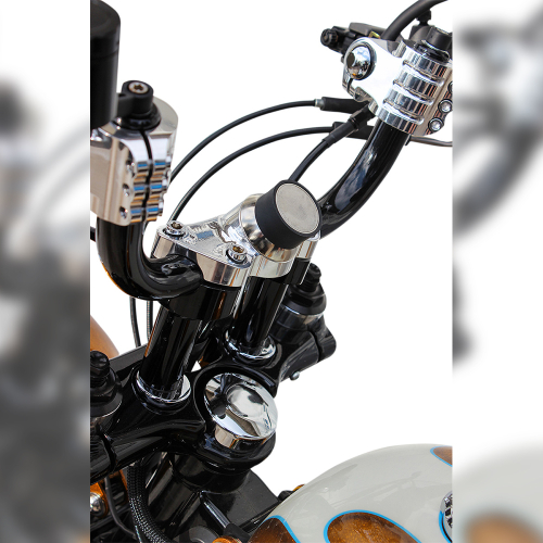 Klock Werks - Klock Werks iOmounts Handlebar Clamp Mount Kit - Chrome - KWD-02-0384