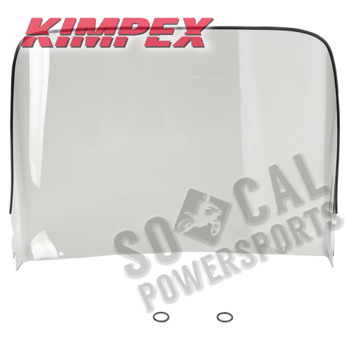 Kimpex - Kimpex Polycarbonate Windshield - Standard - 14.75in. - Smoke - 06-421