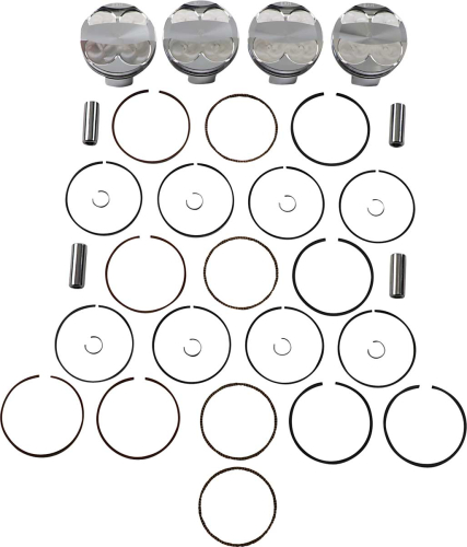 J.E. Pistons - J.E. Pistons FSR Piston Kit - 1.60mm Oversize to 75.00mm, 13.5:1 Compression - 247629