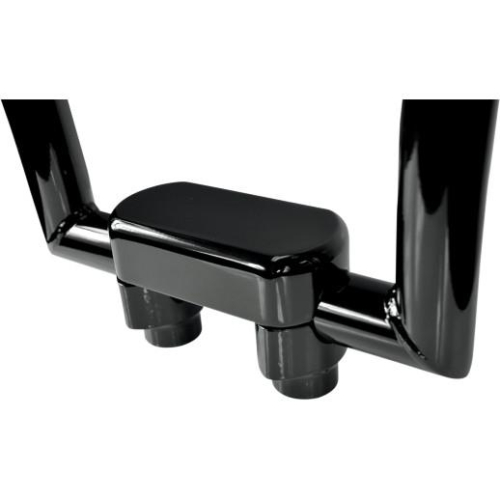 LA Choppers - LA Choppers Hefty Handlebar Riser/Top Clamp Kit - 1-1/2in. Tall - Black - LA-7446-01B