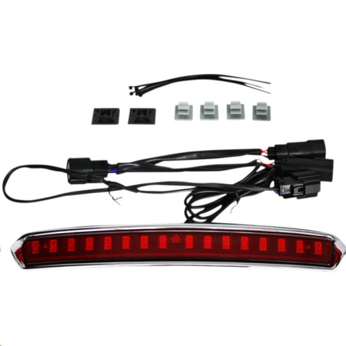 Custom Dynamics - Custom Dynamics Tour-Pak Light - Gloss Black With Red Lens - CD-TP-LID-CR