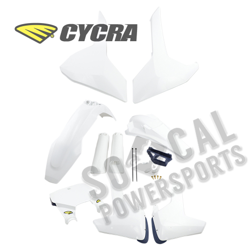Cycra - Cycra Powerflow Body Kit - White - 1CYC-9321-42