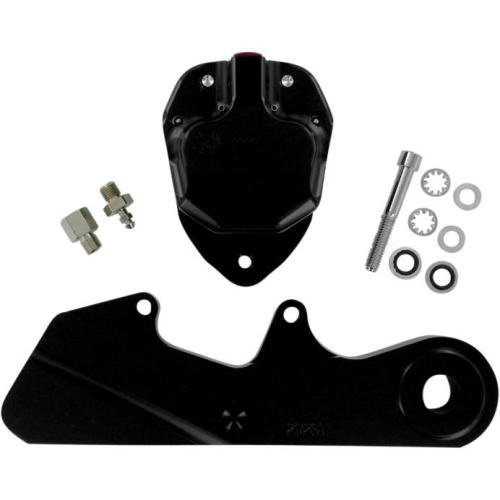 GMA Engineering - GMA Engineering 2-Piston Custom Rear Brake B-Caliper Kit - Classic Black Contrast - GMA-202STB