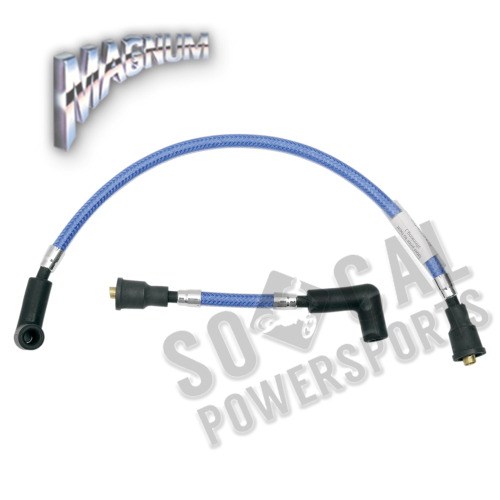 Magnum - Magnum Braided Spark Plug Wires - Candy Apple Blue - 3023B