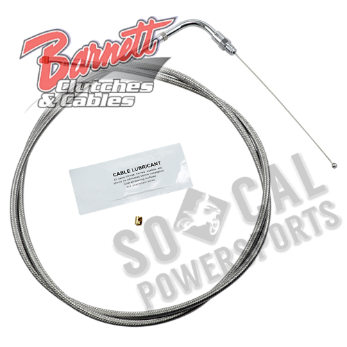 Barnett - Barnett Stainless Clear-Coated Throttle Cable (+8in.) - 102-30-30008-8