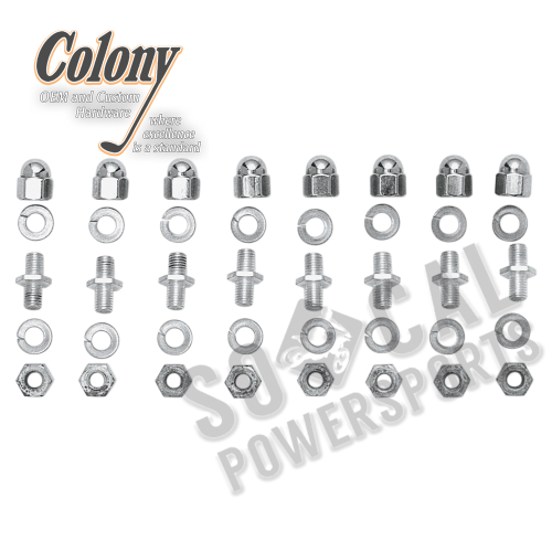 Colony - Colony Saddle Bag Mounting Kit - Acorn Style - 8205-8