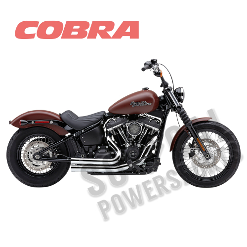 Cobra - Cobra Speedster 909 Exhaust System - Chrome - 6712