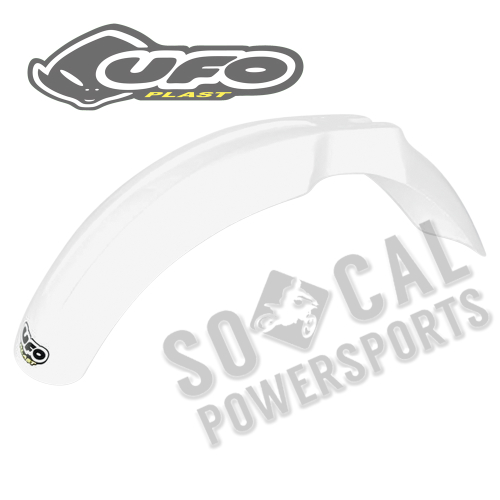 UFO Plastics - UFO Plastics Front Fender - White - SU02904041