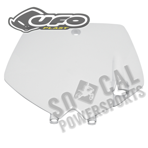 UFO Plastics - UFO Plastics Front Number Plate - White - KT03071-041