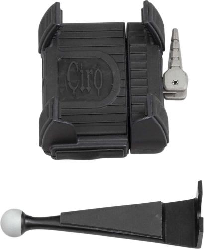 Ciro - Ciro Smartphone Holder without Charger with Fairing Mount - Black - 50316