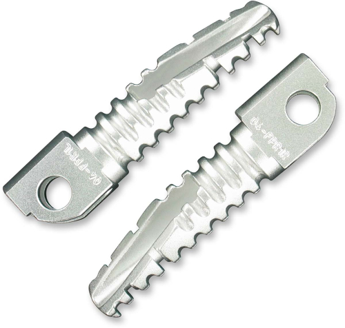 PSR - PSR SBK Pegs for OEM Footrest - Rider - Silver - 04-01200-21