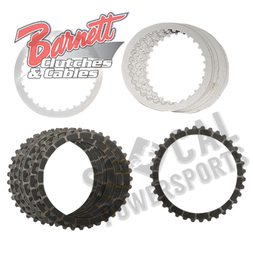 Barnett - Barnett Extra Plate Clutch Kit - Carbon Fiber - 307-30-20011