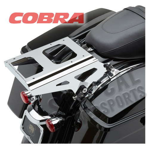 Cobra - Cobra Two Up Tour Pack Mounting Kit - Chrome - 602-2701
