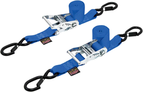 Powertye - Powertye 1-1/2in. Ratchet with Safety Latch Hooks - Blue - 30573-S