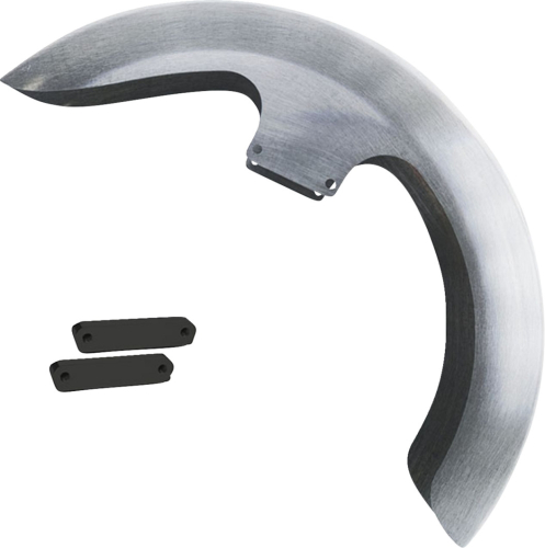 Paul Yaffe Originals - Paul Yaffe Originals Thicky Front Fender for 21in. Wheel Steel Fender with Black Adapters - THICKY21-14L-B