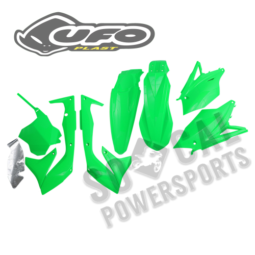 UFO Plastics - UFO Plastics Complete Body Kit - Neon Green - KAKIT226-AFLU
