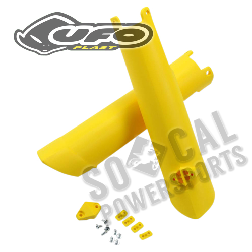 UFO Plastics - UFO Plastics Fork Slider Protector - Yellow - HU03361-103