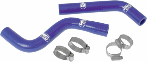 Moose Racing - Moose Racing Radiator Hose/Clamp Kit - Blue - MBU-YAM-42-BL