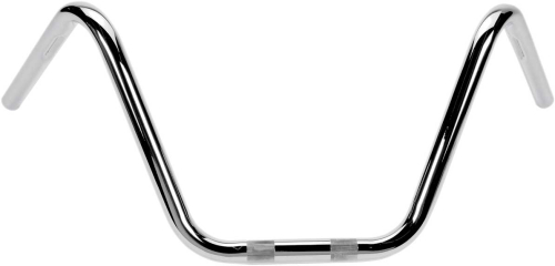Flanders - Flanders 1in. FX-Style Buckhorn Custom Bend Handlebar - Knurled and Dimpled - Chrome - 650-08635