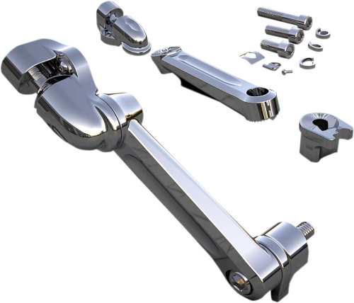 Ciro - Ciro Adjustable Passenger Comfort Peg Mounts - Chrome - 60200