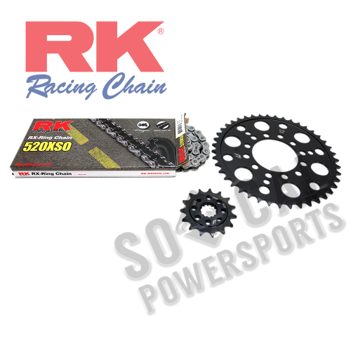 RK - RK Quick Acceleration Chain Kit with Steel Sprocket - Natural - 2068-079P