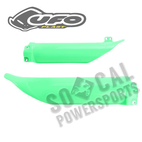 UFO Plastics - UFO Plastics Fork Slider Protectors - Neon Green - KA04701-AFLU