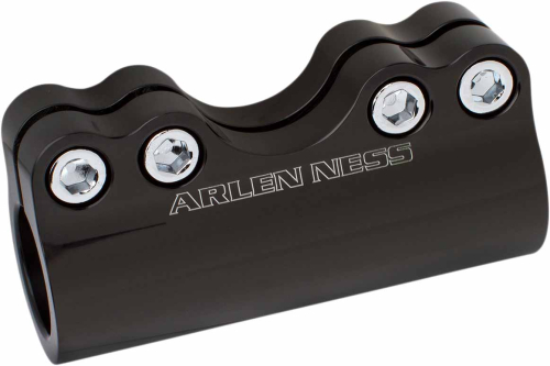 Arlen Ness - Arlen Ness 1 1/4in. Modular Adjustable Handlebar Clamps - Black - 08-052