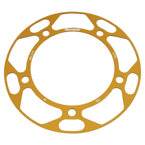 Supersprox - Supersprox Edge Disc Insert - 45T Rear Sprocket - Gold - RACD-1792-45-GLD