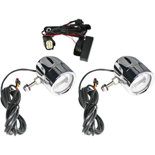 Custom Dynamics - Custom Dynamics LED Halo Fog Lights - Chrome - PB-FOG-SS8-C