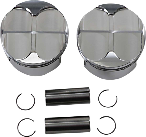 J.E. Pistons - J.E. Pistons Round Piston Kit - Standard Bore 98.00mm, 11.5:1 Compression - 149139