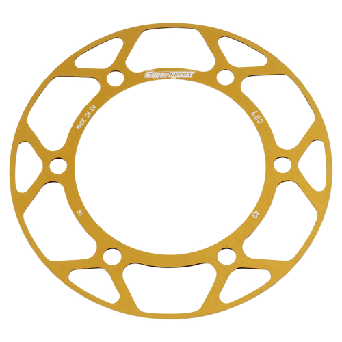 Supersprox - Supersprox Edge Disc Insert - 43T Rear Sprocket - Gold - RACD-480-43-GLD