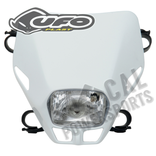 UFO Plastics - UFO Plastics Single Firefly Headlight - White - PF01705-041