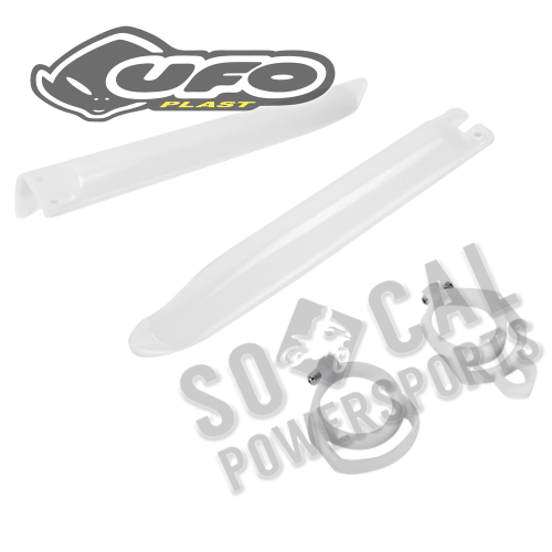 UFO Plastics - UFO Plastics Fork Slider Protectors - White - KA03704280