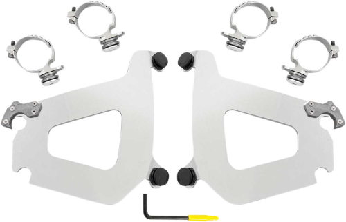 Memphis Shades - Memphis Shades Trigger-Lock Mount Kit for Bullet Fairing - Polished - MEK2010