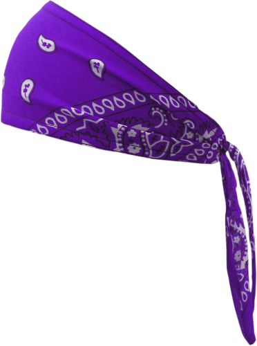 Schampa - Schampa Old School Bandana - OSB1-223 - Purple Ground White Paisley - OSFM