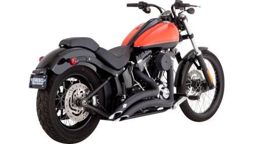 Vance & Hines - Vance & Hines Big Radius 2-Into-2 Exhaust System - Black - 46079