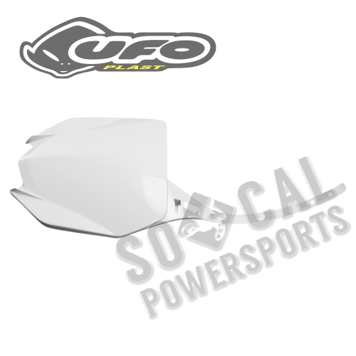 UFO Plastics - UFO Plastics Front Number Plate - White - YA04860-046