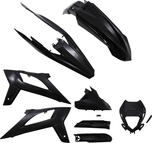 Acerbis - Acerbis Full Plastic Kit - Black - 2936260001