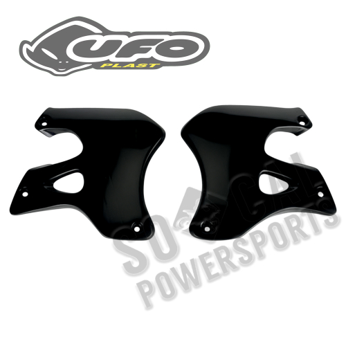 UFO Plastics - UFO Plastics Radiator Covers - Black - SU02958001