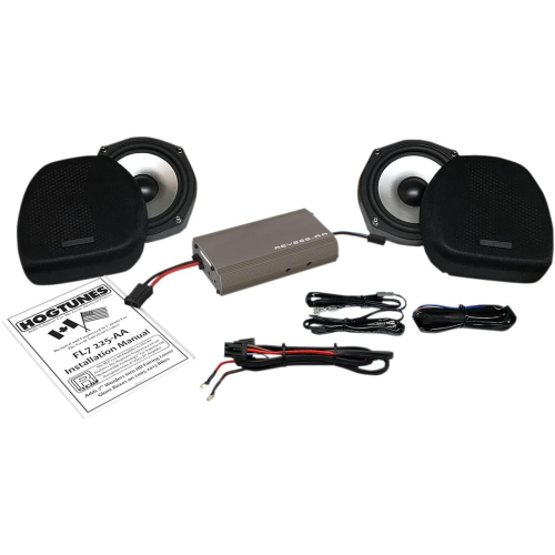 Hogtunes - Hogtunes 7in. Fairing Lower Woofer Kit with 225 Amp - FL7 225-AA