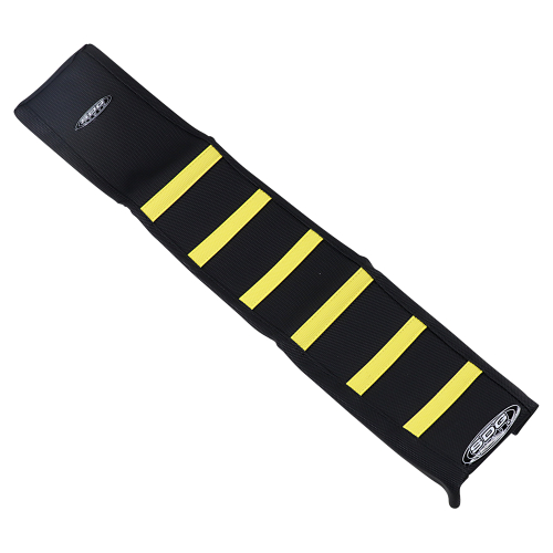 SDG - SDG 6-Rib Gripper Seat Cover - Black/Yellow Ribs - 95942YK