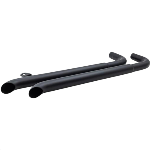 British Customs - British Customs Turnout Performance Mufflers - Polished - BC902-054-BR
