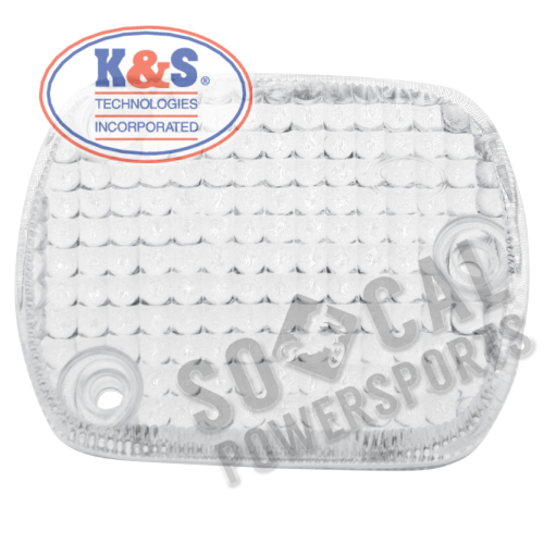 K&S Technologies - K&S Technologies DOT Approved Turn Signal Replacement Lens - Clear - 25-1070C