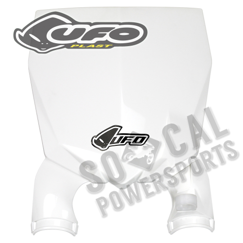 UFO Plastics - UFO Plastics Front Number Plate - White - YA04855-046