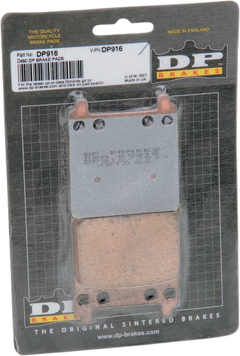 DP Brakes - DP Brakes Standard Sintered Metal Brake Pads - DP916