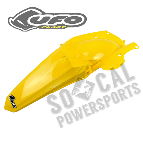 UFO Plastics - UFO Plastics MX Rear Fender - Yellow - YA04840-101