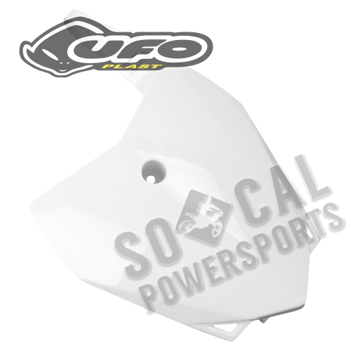 UFO Plastics - UFO Plastics Front Number Plate - White - KA04718-047